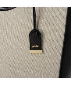 UNBILLION ペルケ perche / キャンバス・牛革トリミングトート