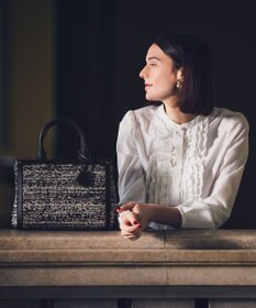 TOCCA CAMELOT TWEED BAG ツイードバッグ