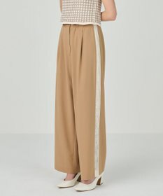 GRACE CONTINENTAL サイドレースイージーパンツ