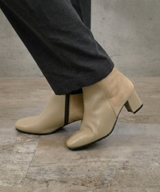 Pointer 本革スエードコンビショートブーツ