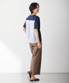 J.PRESS LADIES L 【WEB限定カラーあり・吸水速乾・イージーケア】ブロッキングジャージー カットソー