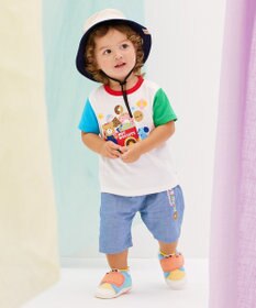 MIKI HOUSE HOT BISCUITS 【80-120cm】 ビーンズ×お菓子シリーズ 天竺素材半袖Tシャツ