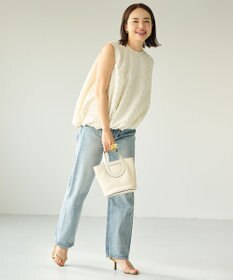 #Newans ジャガードドットバルーンブラウス