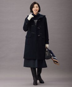 J.PRESS LADIES L 【洗える】SEMI WORSTED WOOL バスクボーダー ニット