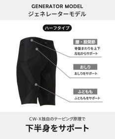 CW-X 【MEN】スポーツタイツ　ジェネレーター　ハーフ　/ワコール　HZO635