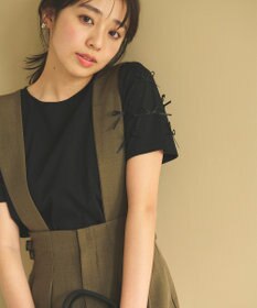 Feroux 【UVケア】ランダムリボンスリーブ Tシャツ