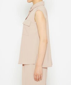 uncrave 【接触冷感・撥水・洗濯機洗い可】クールタッチツイル ブラウス（uncrave STANDARD)