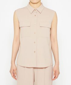 uncrave 【接触冷感・撥水・洗濯機洗い可】クールタッチツイル ブラウス（uncrave STANDARD)