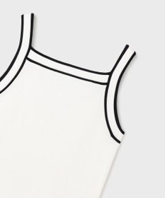 GRACE CONTINENTAL バイカラーリブニットトップ