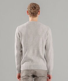 JOSEPH HOMME 新柄【洗える】シルクバルキー  クルーネックニット