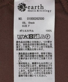 earth music&ecology ベルト付きプリーツミニスカート