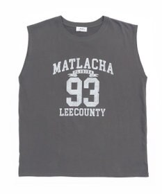 WEGO 【ユニセックス着用ITEM/MLサイズ展開】ヴィンテージライクグラフィックノースリーブ