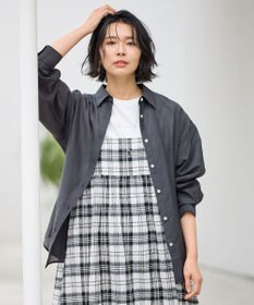 ANY L シアーシャツブラウス