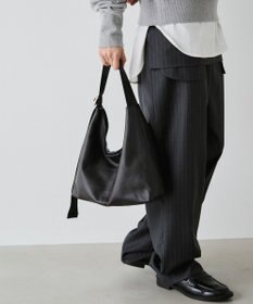 russet レザーホーボーバッグ M(CE-1658)