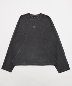 WEGO 【ユニセックス着用ITEM】MA55IVE　コールドダイスウィッチングロゴT（LS）