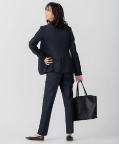 23区 L 【CLASSY.1月号掲載/洗える】ウールライクカルゼ テーパード パンツ