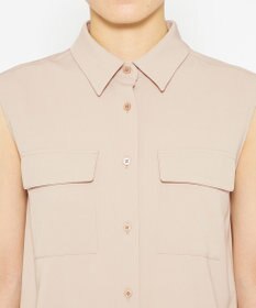 uncrave 【接触冷感・撥水・洗濯機洗い可】クールタッチツイル ブラウス（uncrave STANDARD)