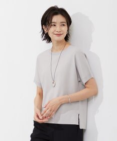 J.PRESS LADIES 【洗える】 レーヨンエリートストレッチ ドルマン ニット Tシャツ