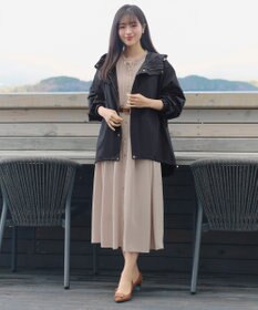 Tiaclasse L 撥水ドロストマウンテンパーカー