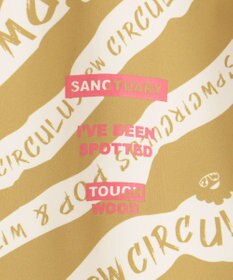 PW CIRCULUS 【UVカット / 吸水速乾 / 伸縮性抜群】【WOMEN】ゼブラ柄モック T ゴルフウェア レディース