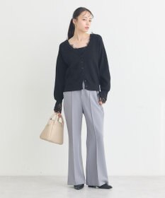 earth music&ecology レーストリムカーディガン