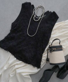 AMERICAN HOLIC フリンジVネックベスト