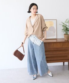 CRAFT STANDARD BOUTIQUE デニムタックパンツ