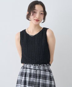 earth music&ecology ストレッチレースタンクトップ