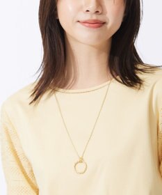 J.PRESS LADIES ツイストサークル ワントップ ネックレス