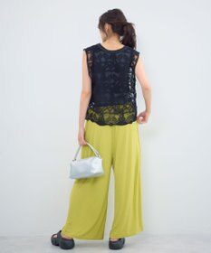Green Parks レース刺繍ベスト