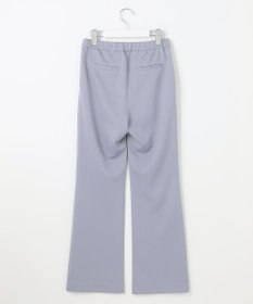 Feroux 【洗える】美シルエットストレッチセミフレア パンツ