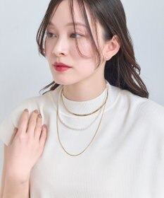 Phoebe パールミックスチェーン3連ネックレス