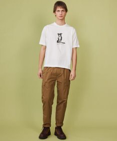 JOSEPH ABBOUD MOUNTAIN 【日本製・アーティストコラボレーション】プレーティング天竺Tシャツ