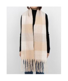 UNBILLION カシュネ cache nez / リサイクルポリブロックチェックストール