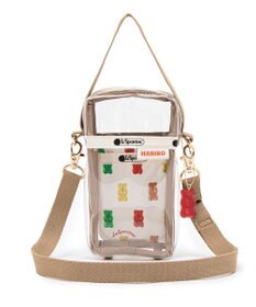 LeSportsac CLEAR MINI PHONE XBODY/ハリボーゴールドベアーズ/クリア