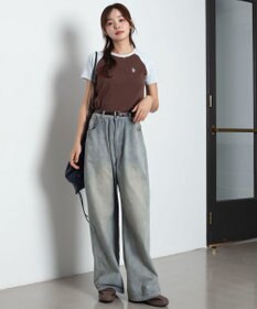 WEGO 【SMLサイズ展開】U.S. POLO ASSN.別注コンパクトTシャツ