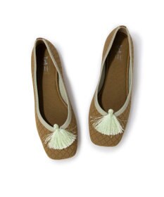 ing <ing>【サステナブル】２WAYスクエアトゥニットパンプス