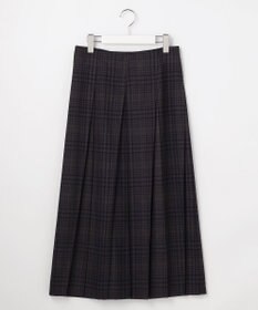 J.PRESS LADIES 【WEB限定カラーあり】T/W ミルドチェック＆千鳥 プリーツ スカート