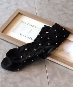 Tiaclasse 花柄ジャガードソックス