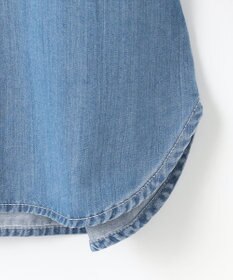 J.PRESS LADIES 【洗える】5ozバージラコンパクト デニムシャツ