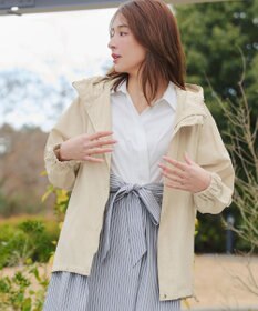 Tiaclasse L 撥水ドロストマウンテンパーカー