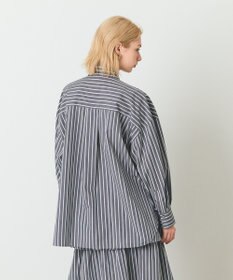 GRACE CONTINENTAL ストライプビッグボウブラウス