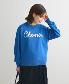 Green Parks 洗える　さがら刺しゅうロゴニットプル