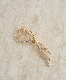 YECCA VECCA ノットリボンブローチ