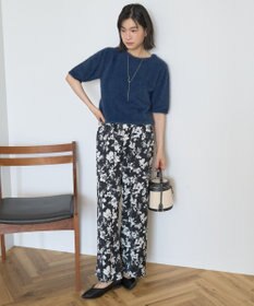 AMERICAN HOLIC フェザー半袖ニットプルオーバー