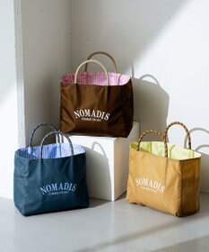 23区 【23区別注/WEB&一部店舗限定】NOMADIS SAC ストライプ ロゴ トートバッグ