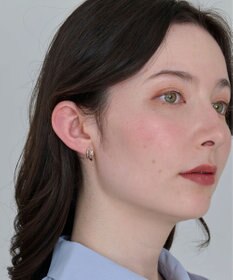 Phoebe 〈痛くないシリーズ/アレルギー対応〉シャイニーダブルフープライトフィットイヤリング　シルバー