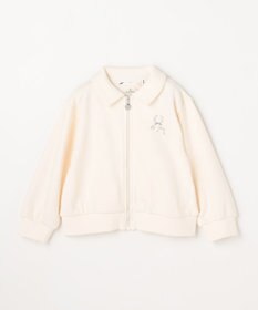 組曲 KIDS 【110-140㎝】ラウンドカラージップアップパーカー