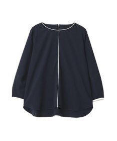 YECCA VECCA 配色パイピングブラウス