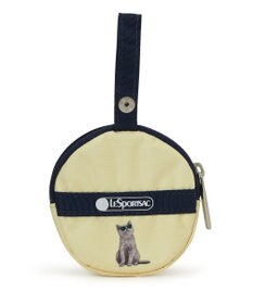 LeSportsac MINI ROUND CHARM/トロピカルミャオキャットミニラウンドチャーム